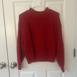 Universal Thread Rich Red Crew Neck Sweater